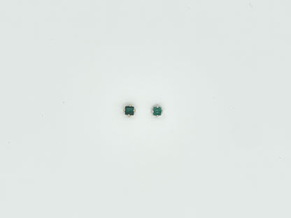 Mav Single Stone Earring in Malachite