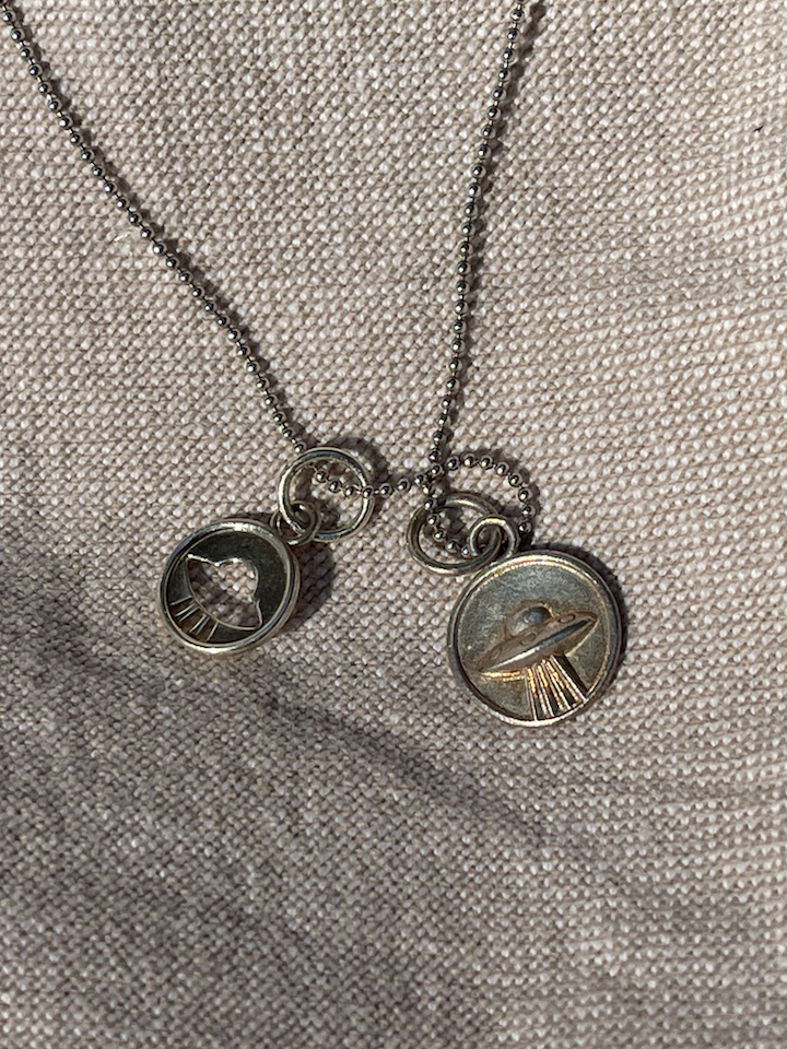 UFO Cutout Pendant (Small)