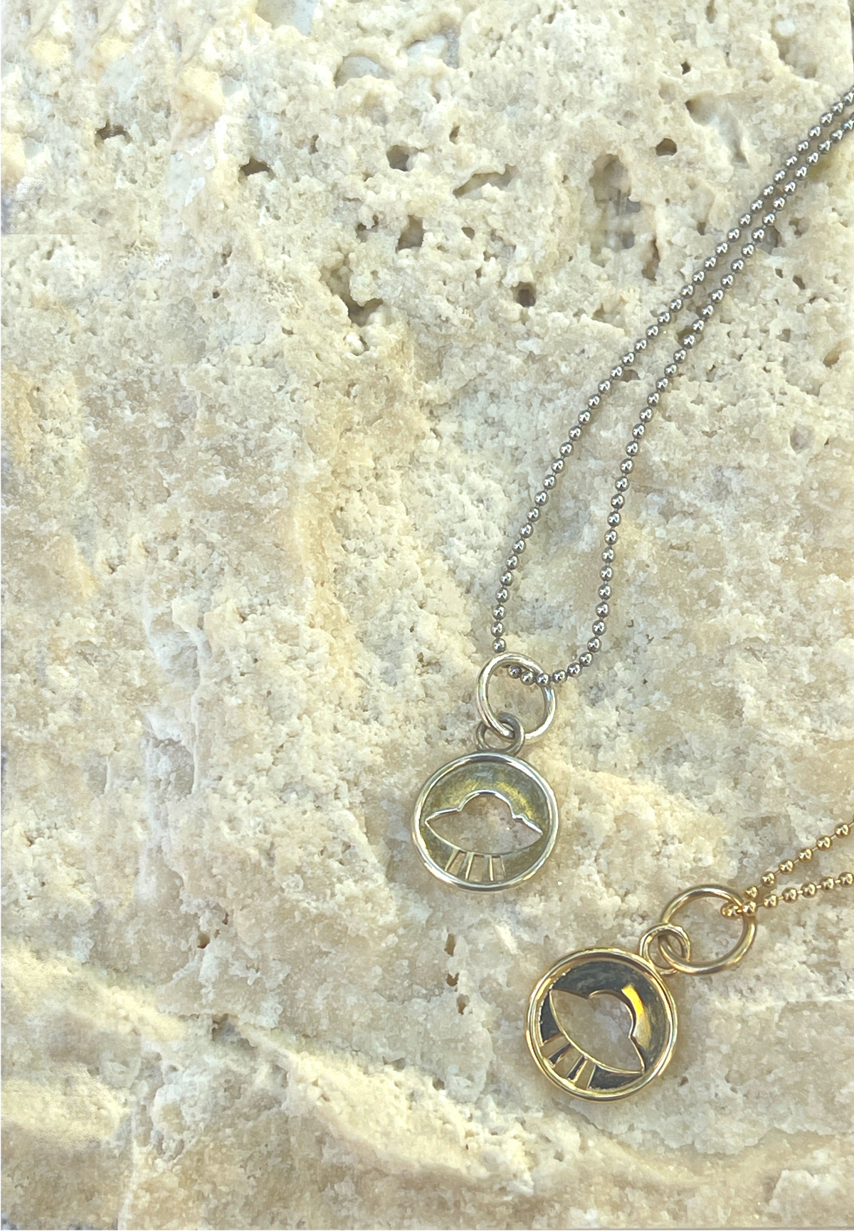 UFO Cutout Pendant (Small)