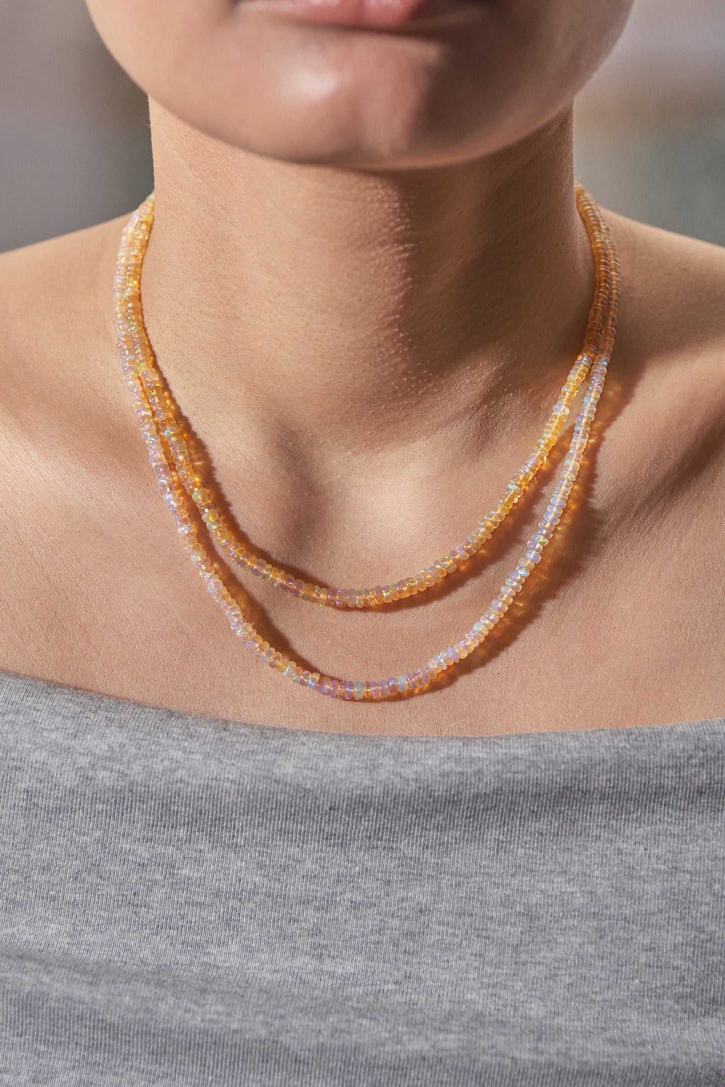 Fire Opal Necklace