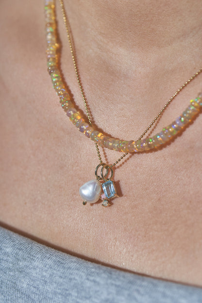 Fire Opal Necklace