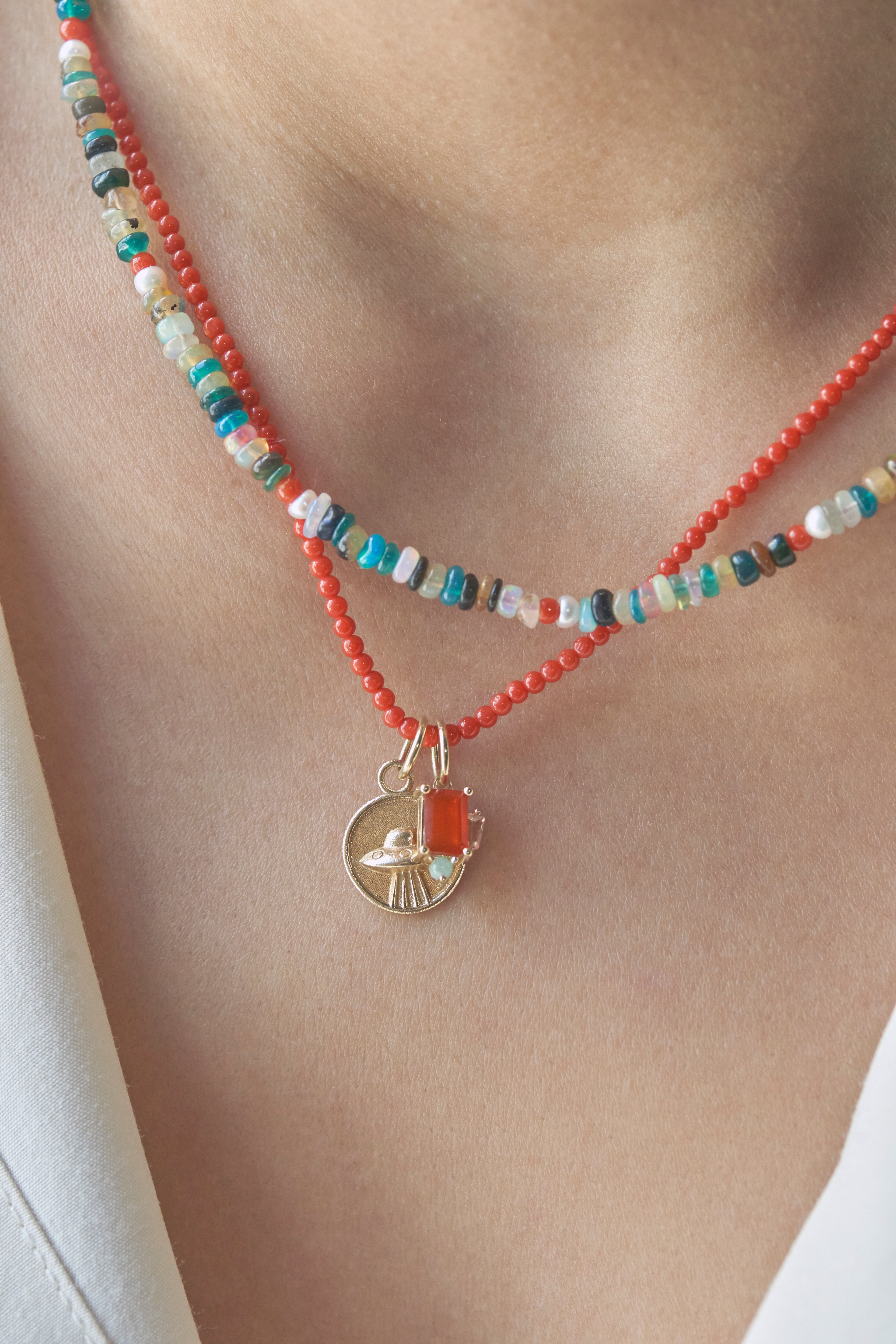 UFO Coin Pendant