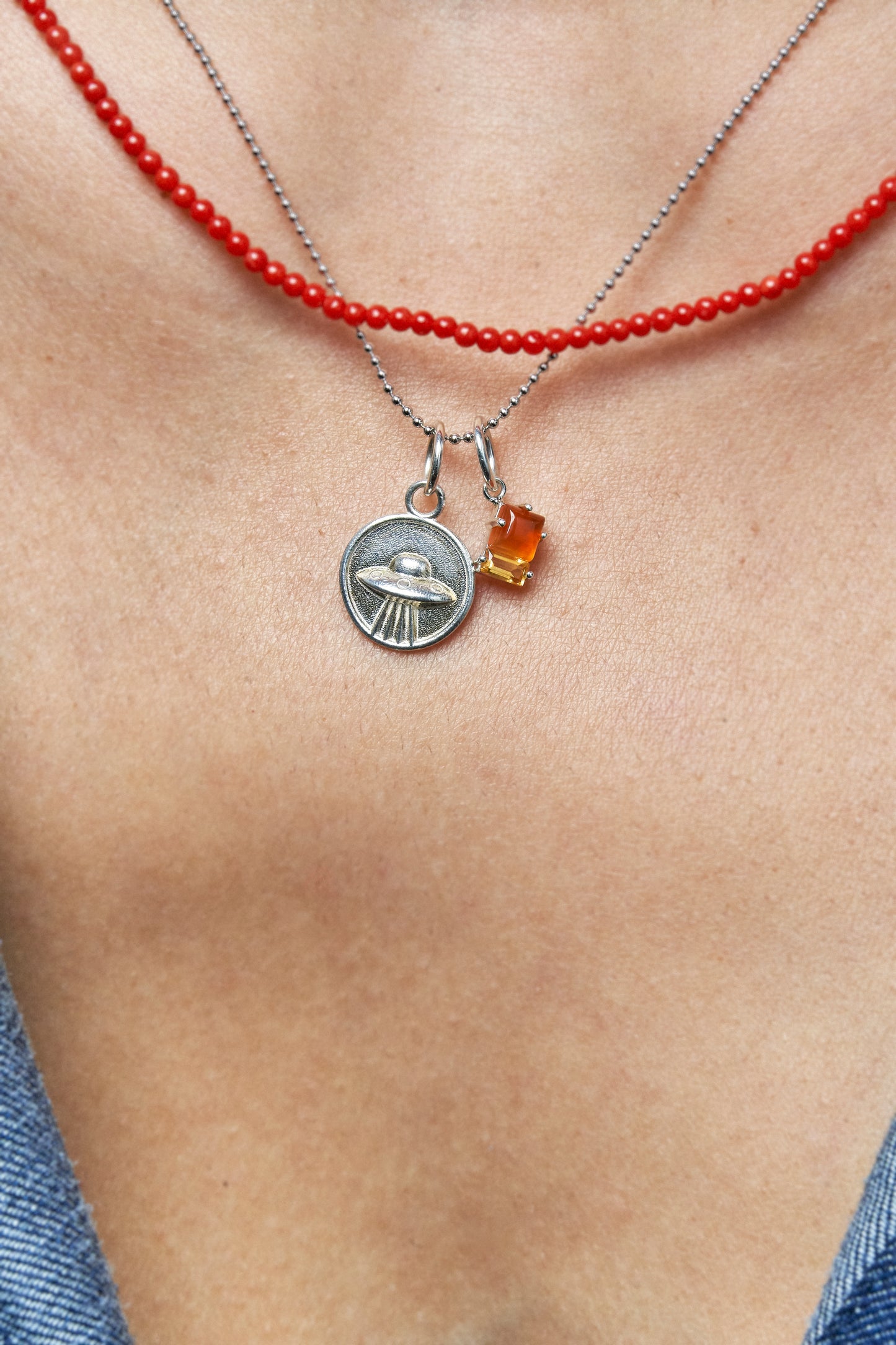 UFO Coin Pendant