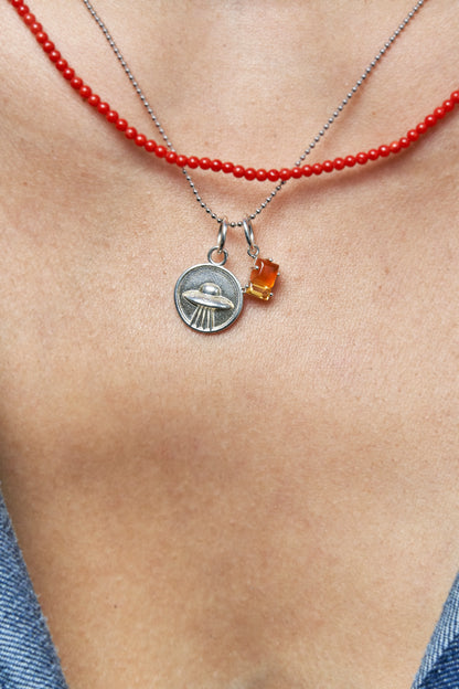 UFO Coin Pendant