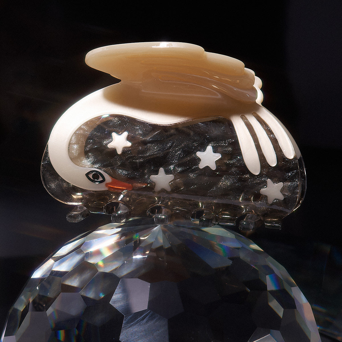 Winona Irene Swan & Stars Hair Claw